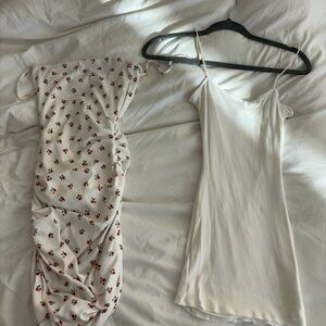 Windsor White and Floral Mini Dress Set